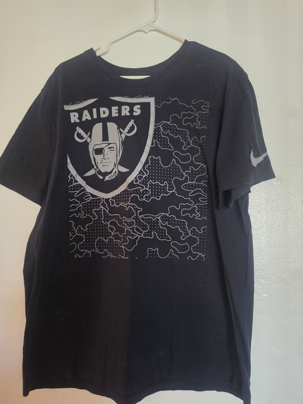 2 Raiders Short Sleeve Nike And Long Sleeve Majestic T Shirt